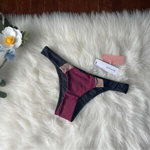 PILYQ Teeny Bikini Bottoms NWT cheeky Size Medium
